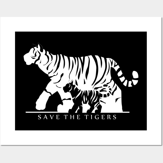 Save The Tigers Black Tigers Posters And Art Prints Teepublic